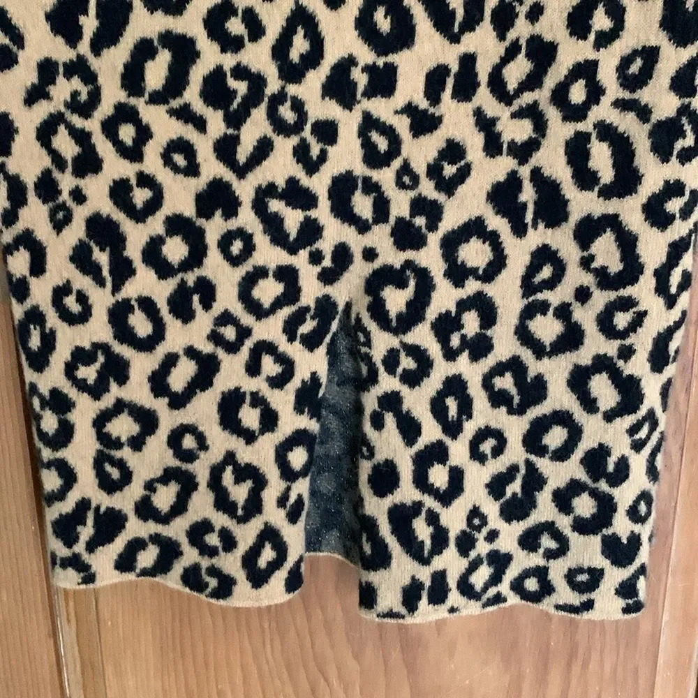 Veronica Beard Bethel leopard print wool pencil skirt - Picture 6 of 9